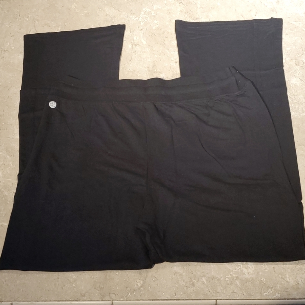 Zella Black Lounge Pajama Pants XL 14/16 - Picture 2 of 2